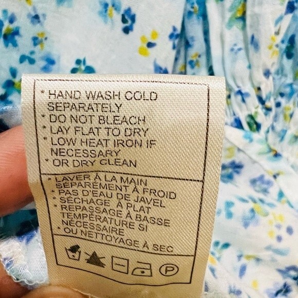 NWT BB Dakota Blueberry Tie-Dye Puffed Sleeve Top in Women’s Size XS - Picture 8 of 12